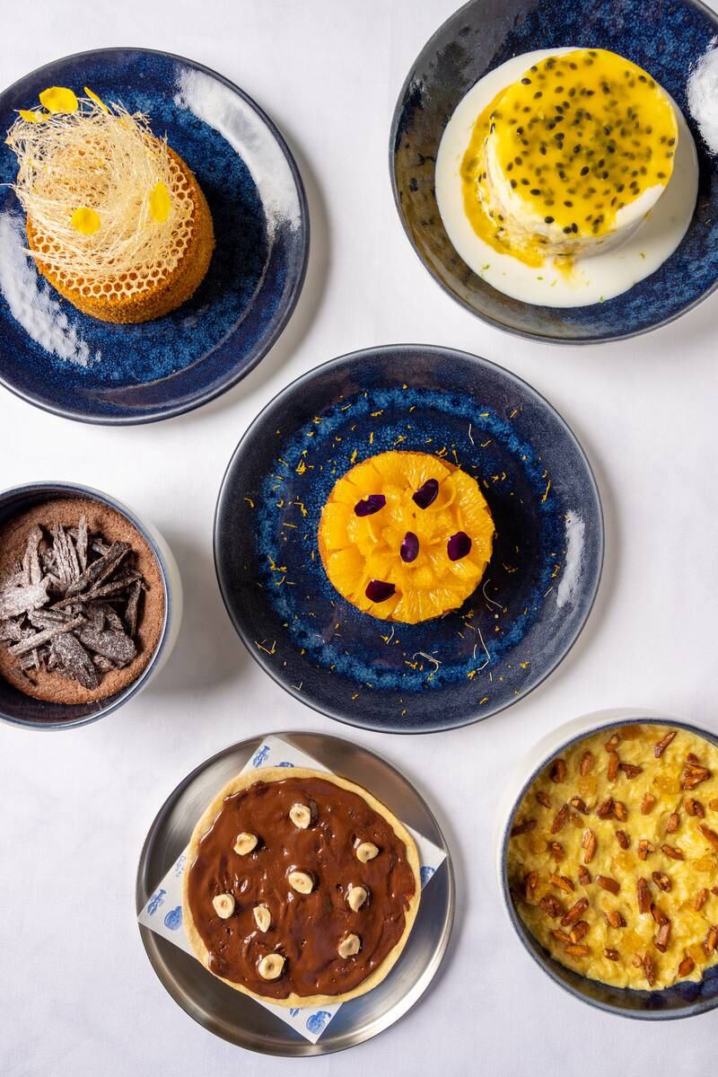 Desserts at Em Sherif Sea Cafe, Abu Dhabi. Photo: Mandy Toh