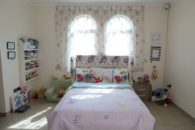 The family are making the most of the extra space having previously lived in a three-bedroom property.

