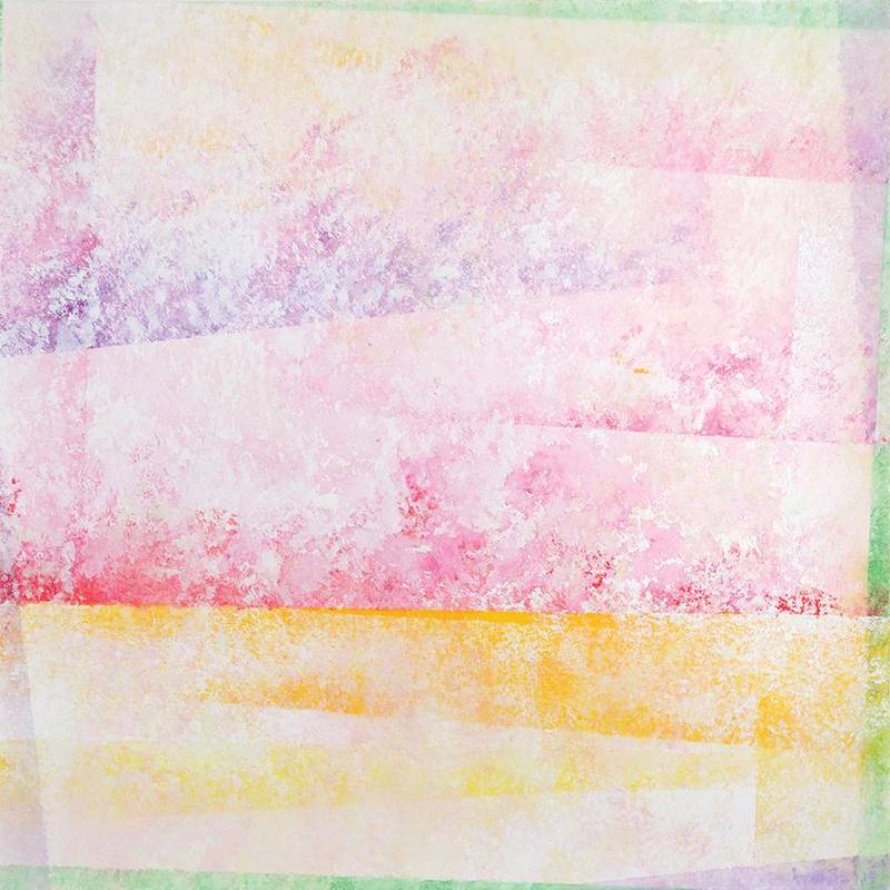 Kamal Boullata's 'Addolcendo 7' (2015). Courtesy of Meem Gallery