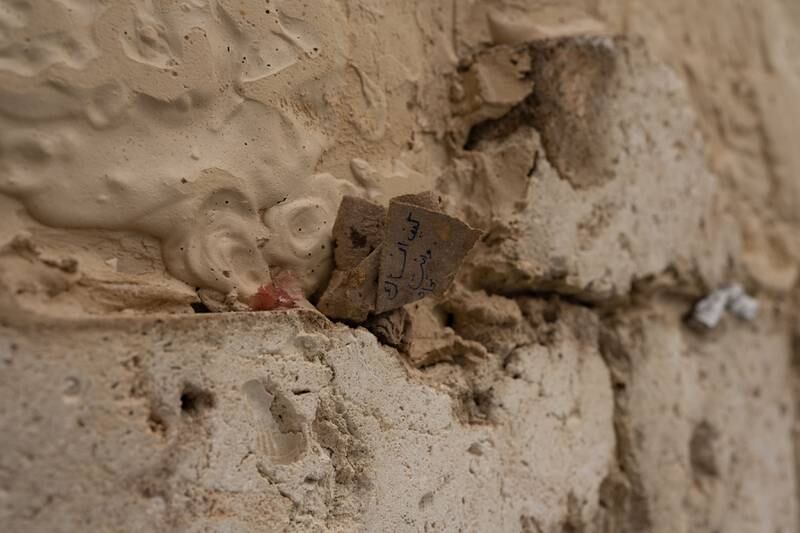 Inspired by the question of her 'makan', or significant place, Asma Bahmim makes a wall out of the crumbling coral foundations of Al Balad in Jeddah, tucking wishes into its cracks.