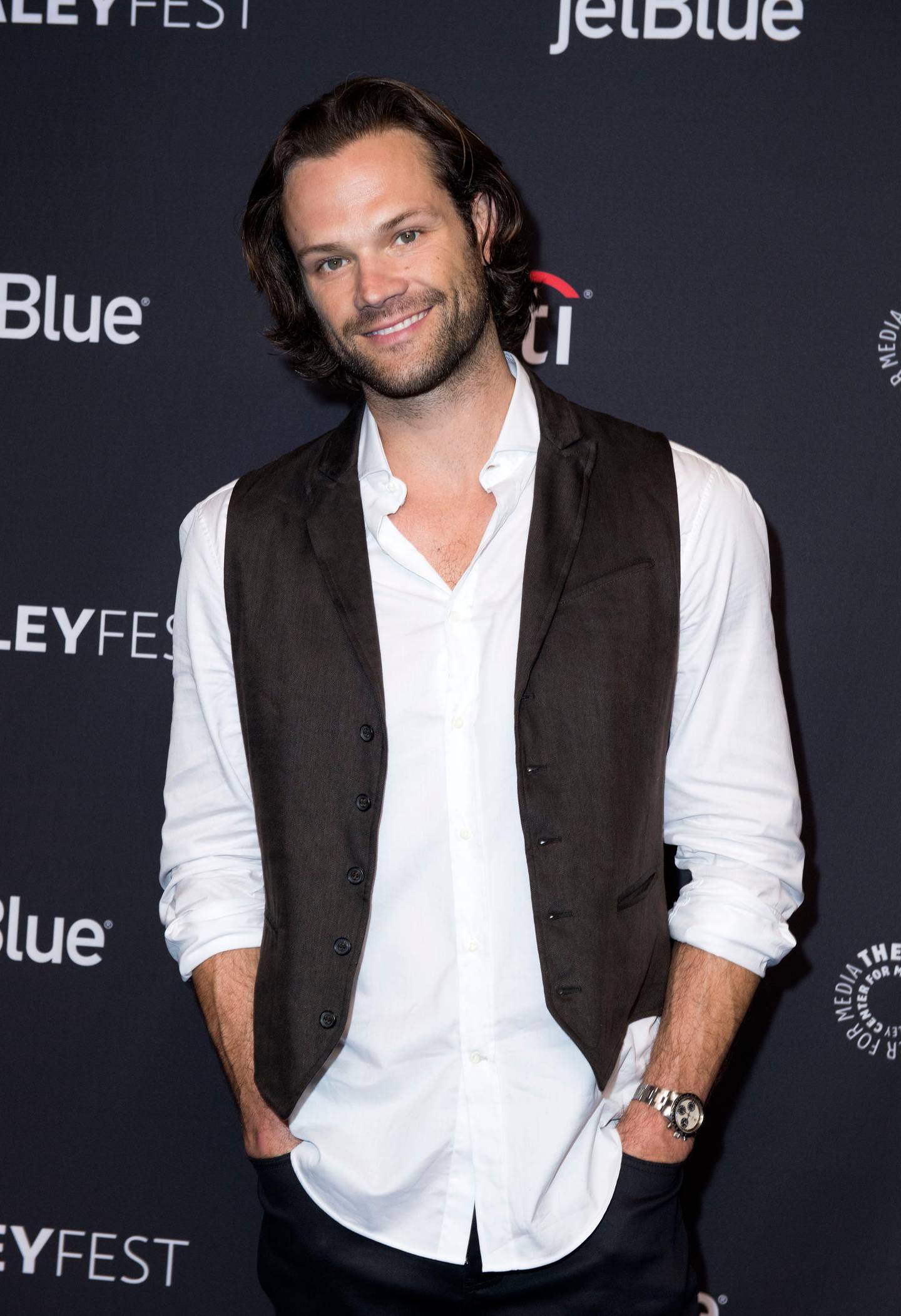 Actor Jared Padalecki attends The 2018 PaleyFest screening of CW's Supernatural at the Dolby Theater on March 20, 2018, in Hollywood, California. (Photo by VALERIE MACON / AFP)