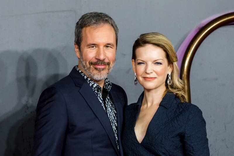 Dune director Denis Villeneuve and his wife, executive producer Tanya Lapointe. EPA
