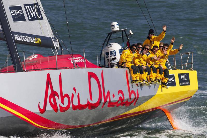 Abu Dhabi Ocean Racing's Azzam crew is readying to take on ‘the Everest of Sailing’ – the gruelling nine-month round the world sailing race. Ian Roman / Abu Dhabi Ocean Racing