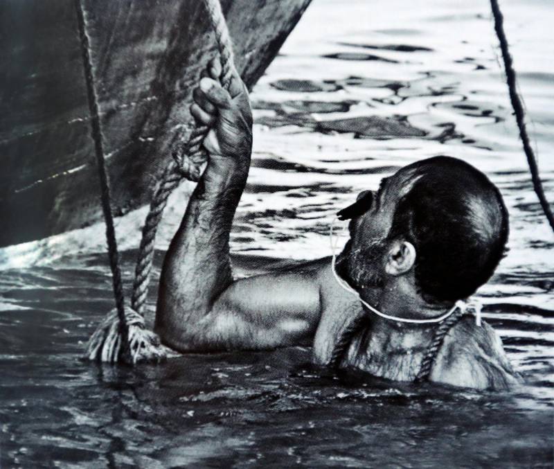 What I've learned from Abu Jaber was about the difficulty living in the sea.