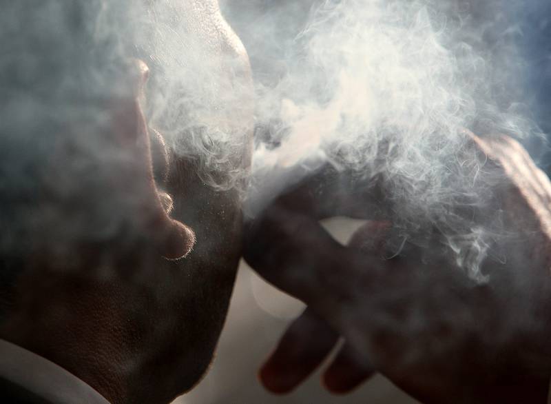 UAE has one of the lowest smoking rates in the Middle East and North Africa region, according to the seventh the Tobacco Atlas — a global analysis of smoking. Pawan Singh / The National
