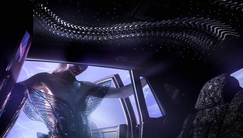 The Starlight Headliner was created from a single sheet of leather. Photo: Rolls-Royce