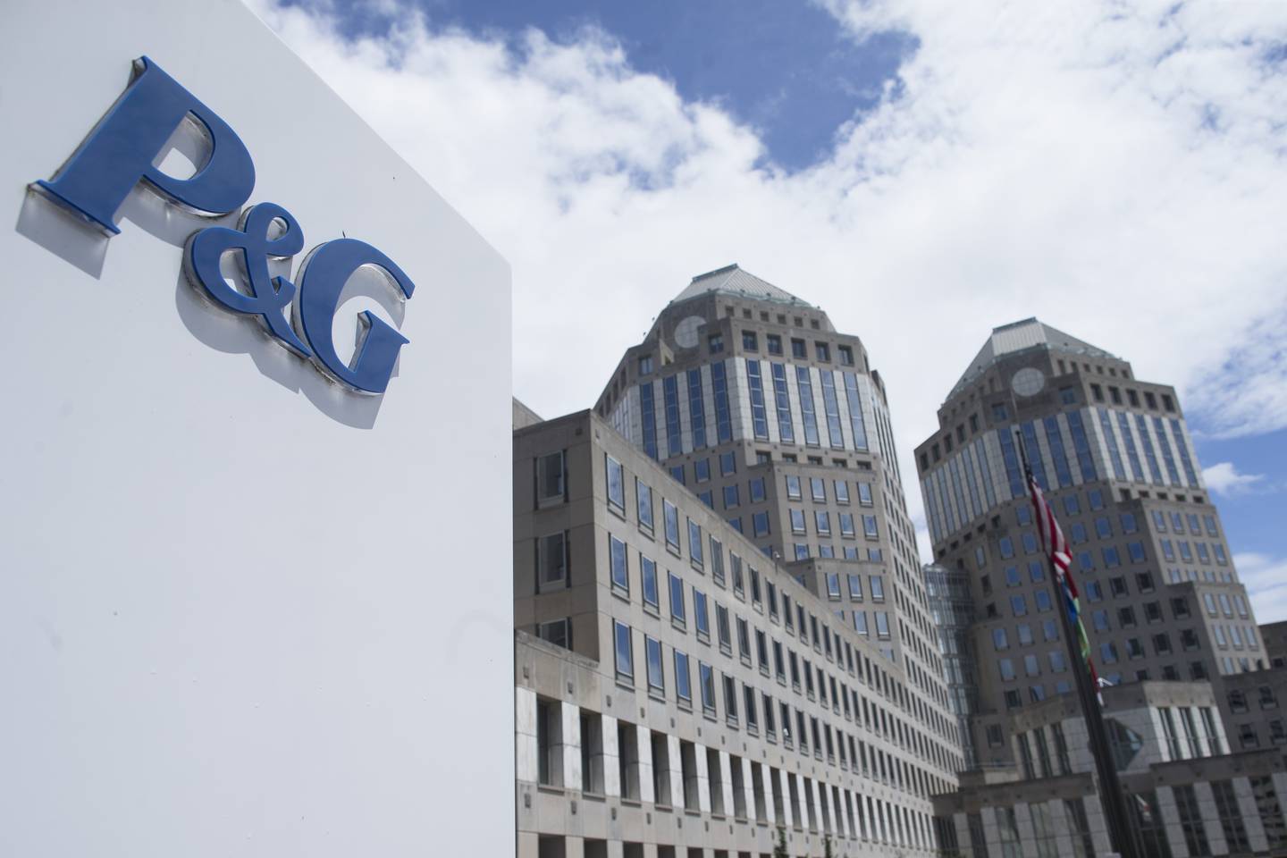 The Proctor & Gamble headquarters complex in Cincinnati. Analysts say it is a dependable dividend company because it sells items that people will continue to buy in any economic conditions. AP 