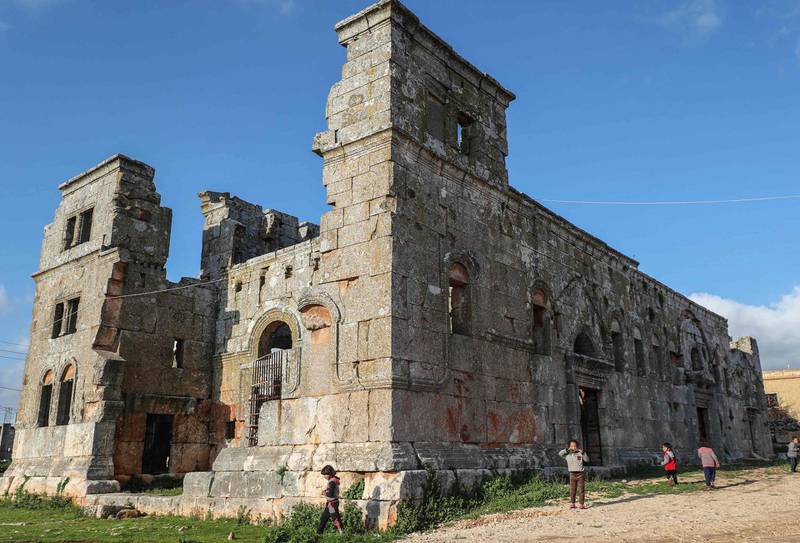 The abandoned church is widely hailed as Syria’s finest example of Byzantine-era architecture and is considered to have inspired Romanesque and Gothic cathedrals in Europe, including Notre-Dame Cathedral. AFP