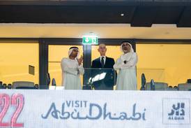 Sheikh Khaled meets NBA commissioner ahead of Abu Dhabi Games - in pictures