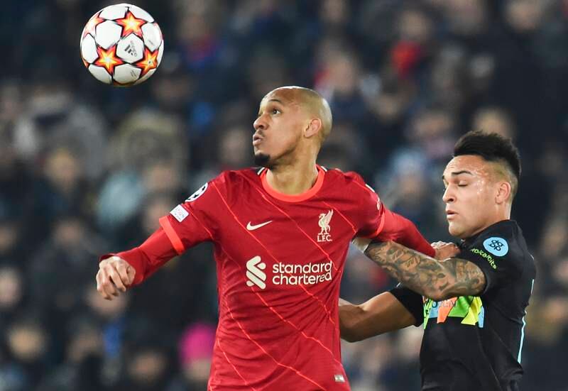 Fabinho – 5. The Brazilian struggled to get a grip in midfield. He was late to the ball when tackling and conceded fouls and possession. EPA