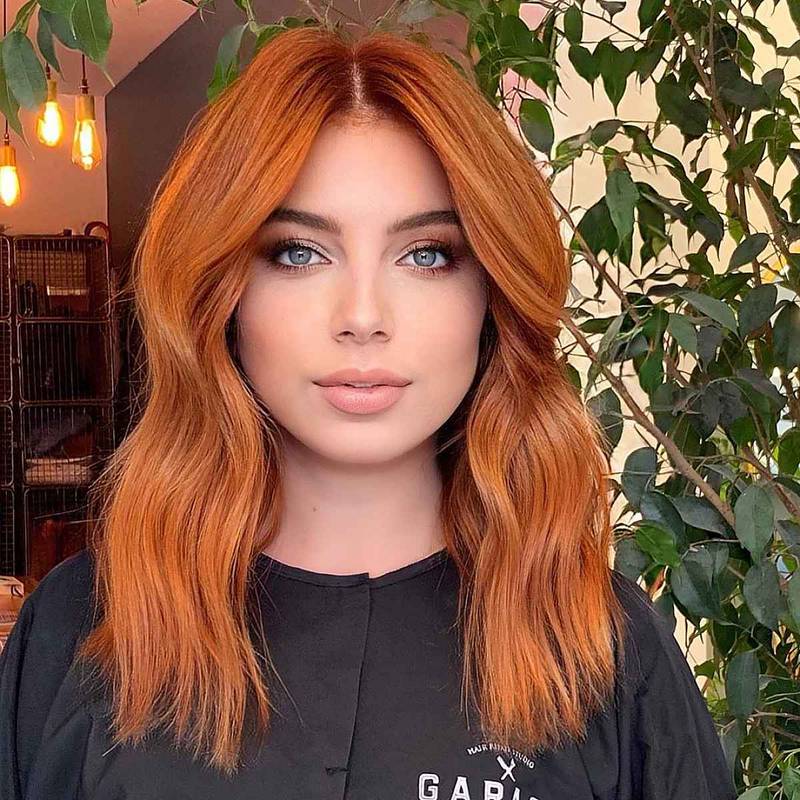 Copper hair colour trend: how to choose and maintain the style of 2022