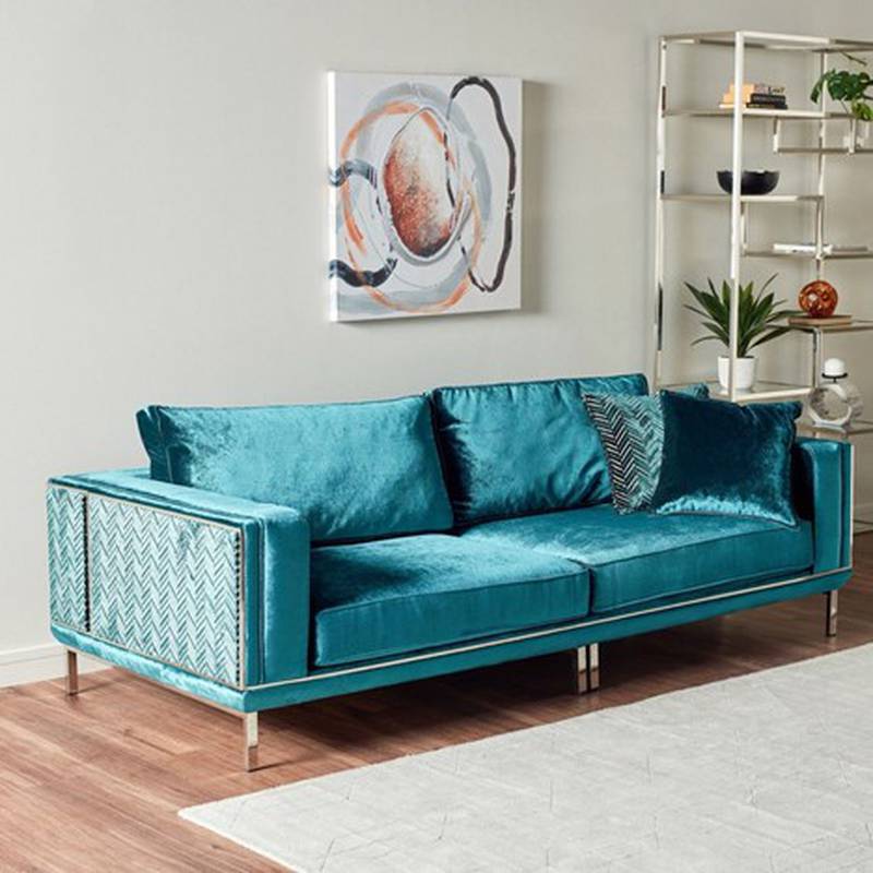 Hermoza three-seater sofa from Home Centre; Dh1,949 (down from Dh6,499).