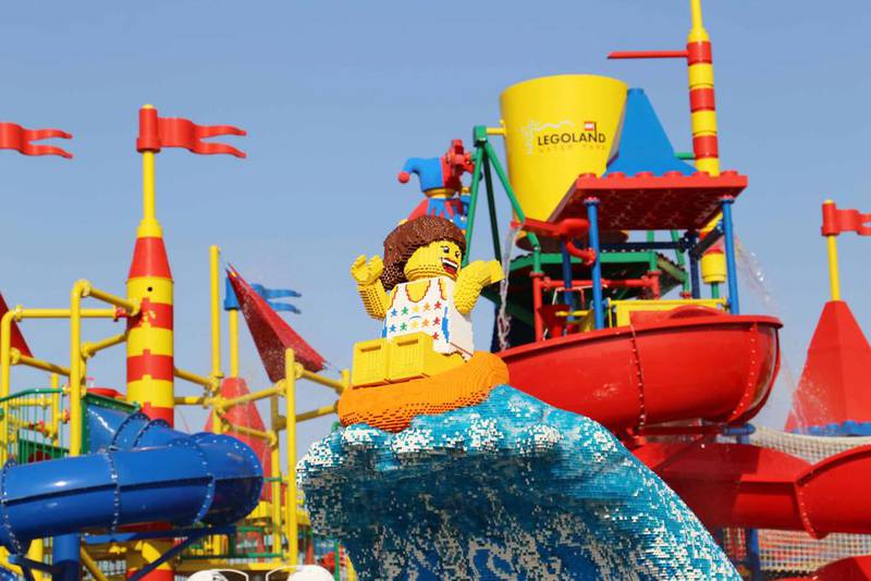 The Legoland Water Park boasts of over 20 water slides and attractions. Courtesy Dubai Parks and Resorts