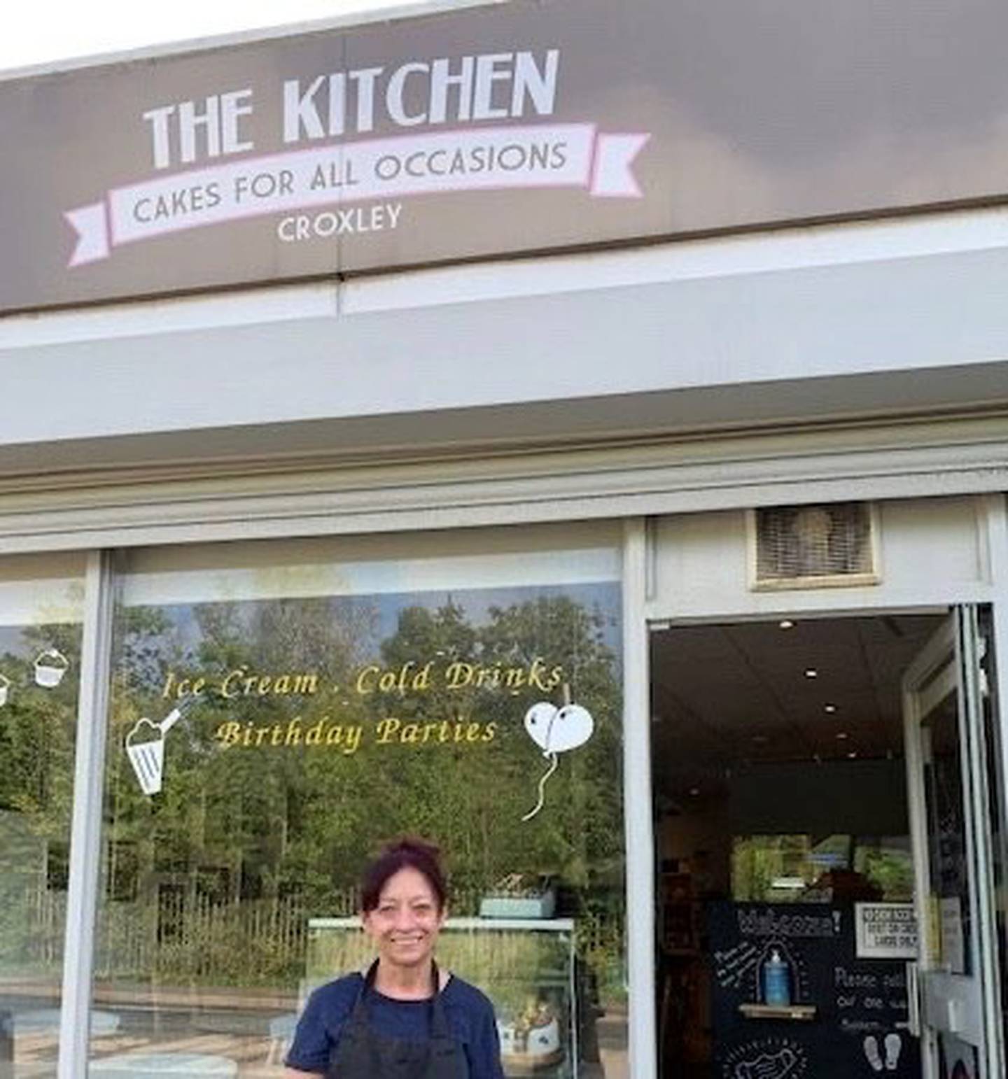 Linda Anderson, propriétaire de The Kitchen à Croxley Green dans le Hertfordshire.  Photo : Linda Anderson