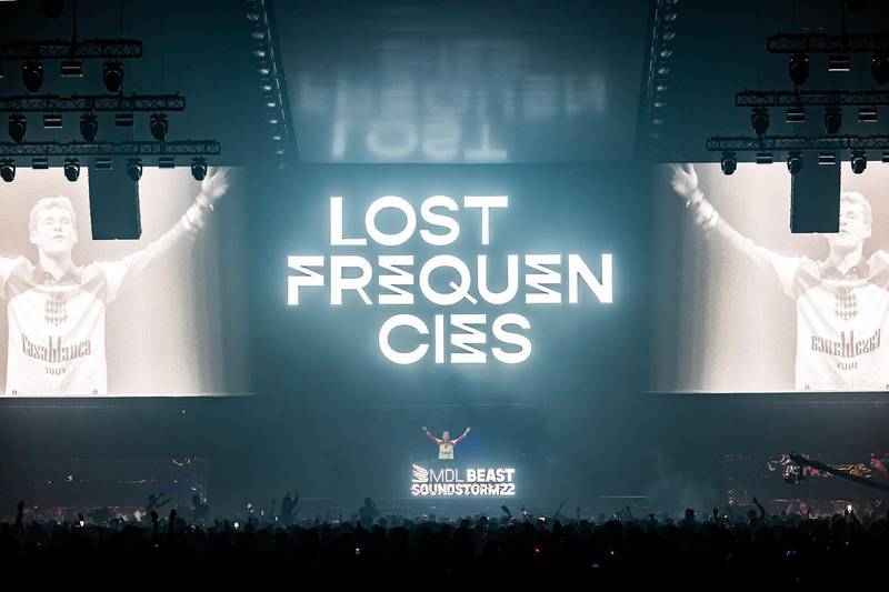 Belgian artist Lost Frequencies received a rapturous welcome at the festival