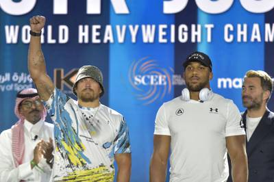 Oleksandr Usyk and Anthony Joshua's  rematch, billed as Rage on the Red Sea, is set to take place on August 20, 2022, at the Jeddah Super Dome. AFP