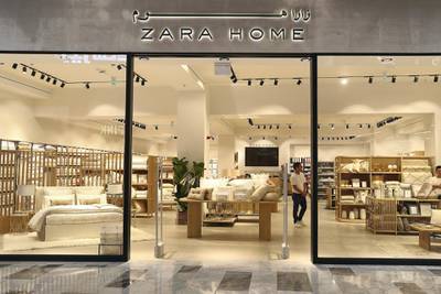 ABU DHABI ,  UNITED ARAB EMIRATES , SEPTEMBER 4 – 2019 :- Zara Home store at the new expansion of The Galleria on Al Maryah Island in Abu Dhabi. ( Pawan Singh / The National ) For Lifestyle