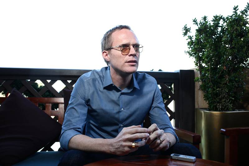 DUBAI, UAE. December 12, 2014 - Paul Bettany, English actor and now director of the new film Shelter, is photographed at Mina A'Salam Hotel in Dubai, December 12, 2014. (Photos by: Sarah Dea/The National, Story by: Robert Garratt)