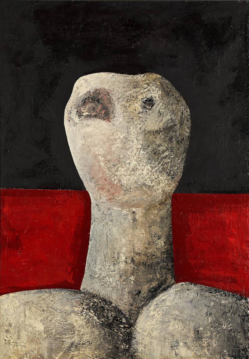 Bahman Mohasses, Personaggio I, 1968 (est. £70,000-90,000). All images courtesy of Sotheby's