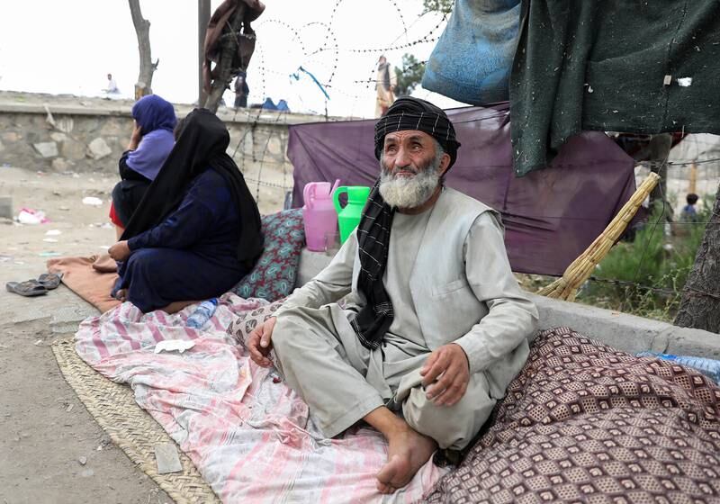 Many of those seeking safety in Kabul have been sleeping on the streets.