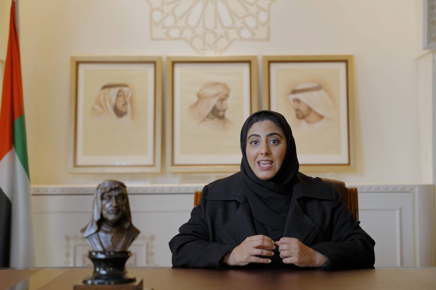 Sheikha Shamma gives speech on sustainability in first public appearance
