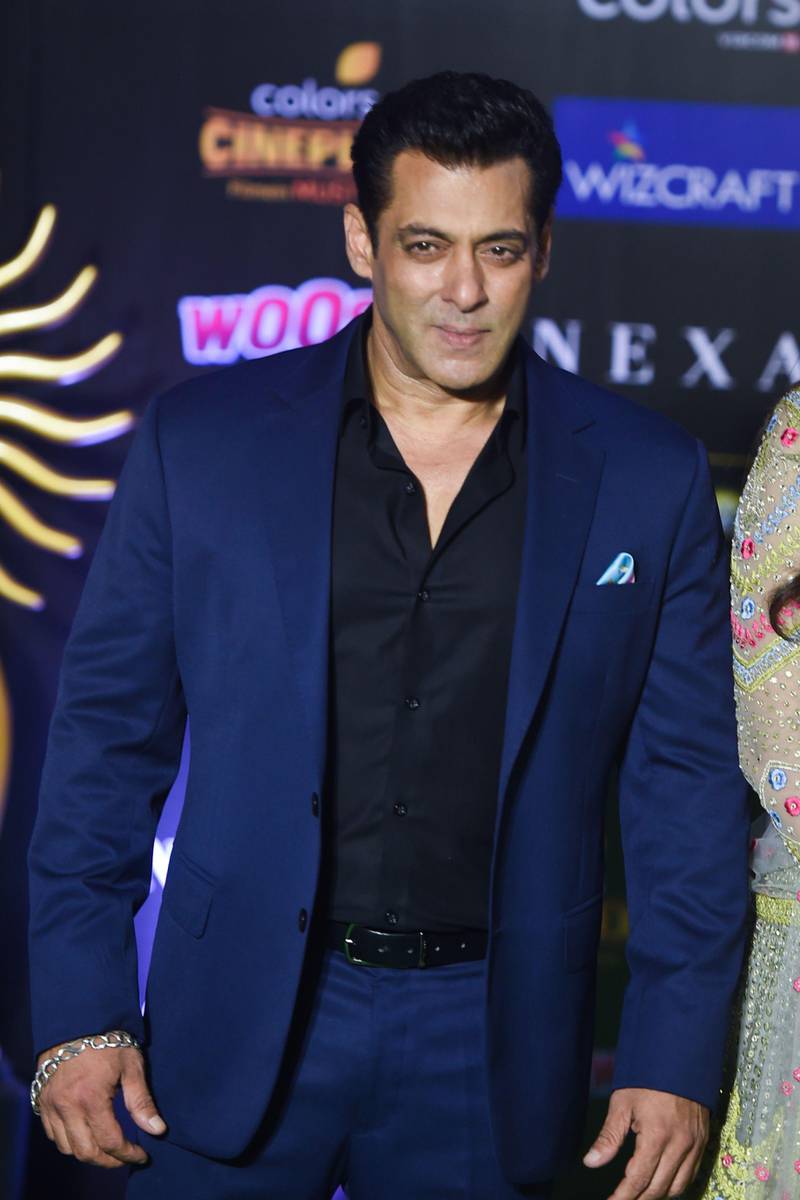 Bollywood actor Salman Khan arrives for the 20th International Indian Film Academy (IIFA) Awards at NSCI Dome in Mumbai on September 18, 2019. AFP