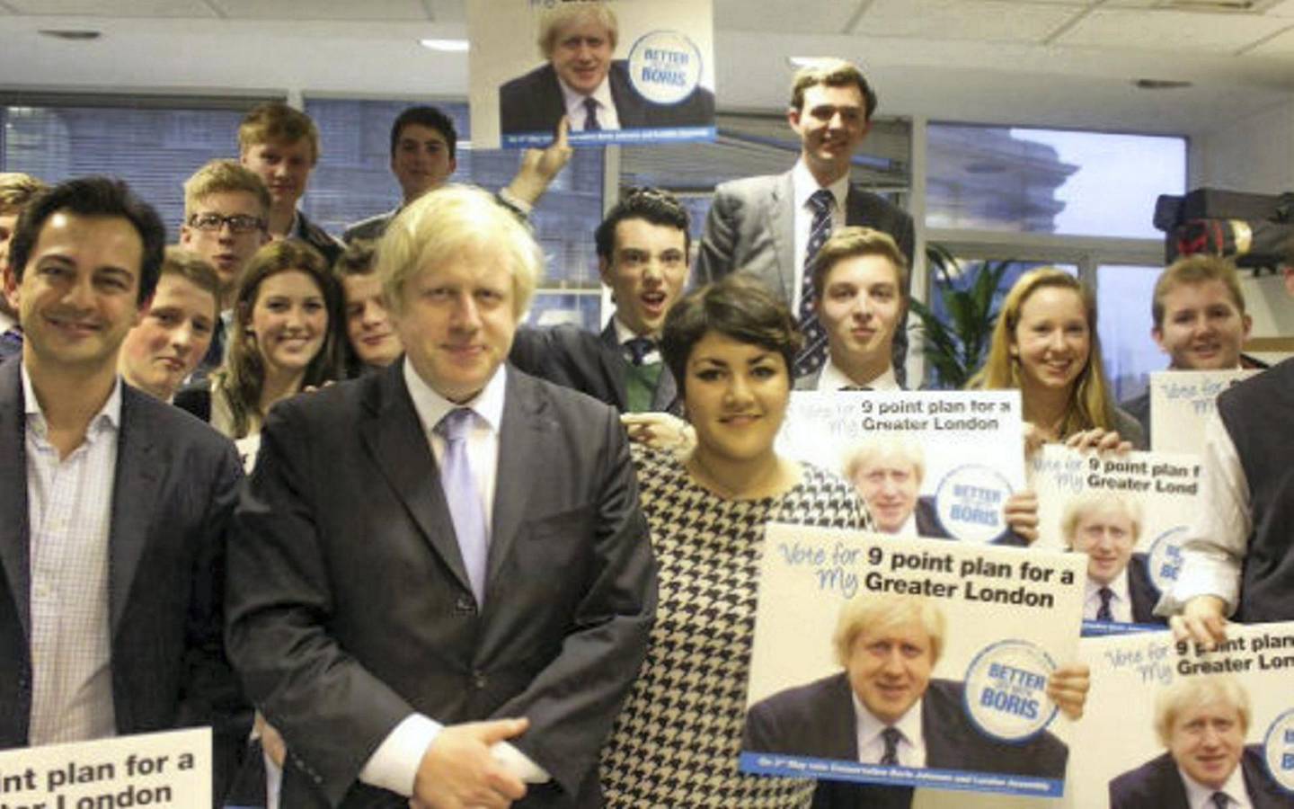 An image of Ana Diamond with Boris Johnson, one of the photos used as evidence against her in her trial. Photo: Ana Diamond