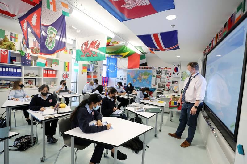Schools in the UAE will schedule lessons in line with major changes to the working week. Chris Whiteoak / The National