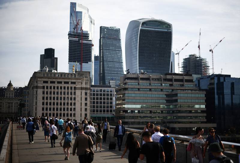 Hiring plans in London have been put on hold by companies, a report says. Reuters
