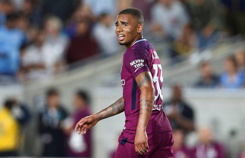 Soccer Football - Real Madrid vs Manchester City - International Champions Cup - Los Angeles, USA - July 26, 2017   Manchester City's Gabriel Jesus   REUTERS/Lucy Nicholson