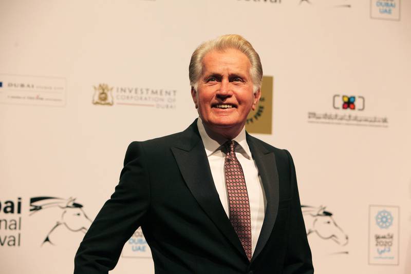 Martin Sheen was one of the biggest stars to attend this year's DIFF. Pawan Singh / The National
