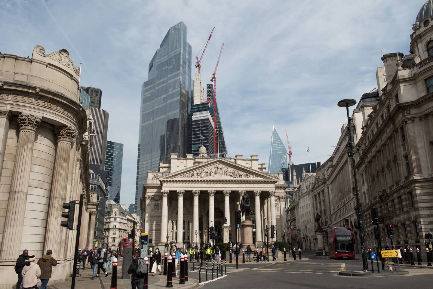 The Leadenhall 'Cheesgrater; building in London is owned by Hong Kong CC Land Holdings. Getty