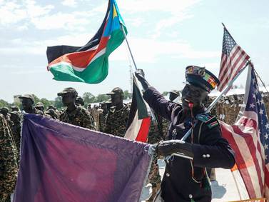 South Sudan's former rebels join unified army