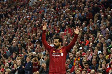 Mohamed Salah had a goal and an assist in Liverpool's thrashing of Norwich City. AFP