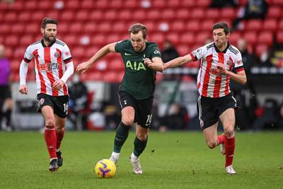Chris Basham – 6. Had a goal-bound header cleared as the hosts tried to hit back following their tepid start, and tried to lend himself to the forward effort at other times, but struggled with the pacy movement of the Spurs attackers. EPA