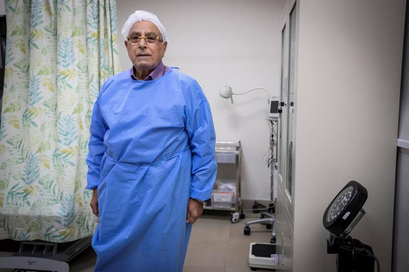AJMAN, UNITED ARAB EMIRATES. 29 JUNE 2020. Dr Waguih Elsissi. An Orthopaedic surgeon at the Ajman Speciality Hospital ithat is n his 70s survived COVID-19 and speaks to The National about his experience. (Photo: Antonie Robertson/The National) Journalist: Salam Alamir. Section: National.