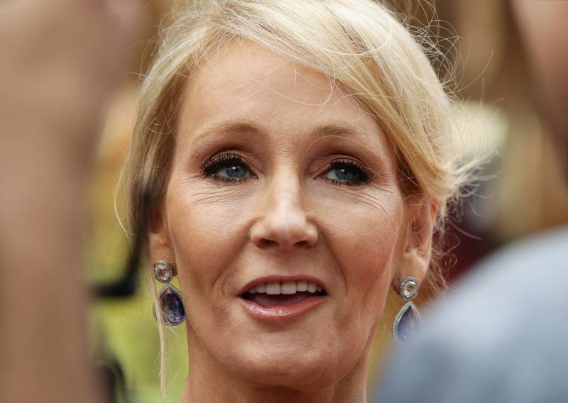 JK Rowling shared screenshots to Twitter of a message from a user who said she was next. PA/file