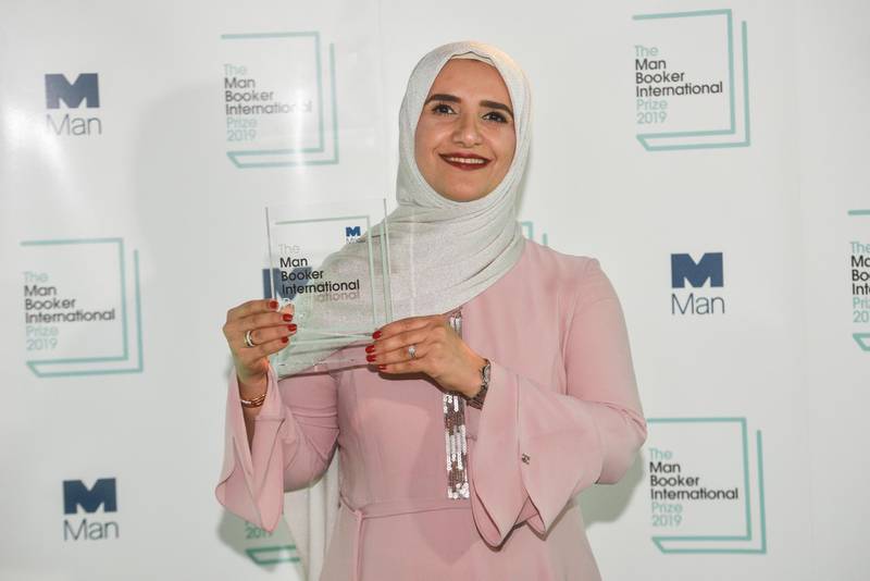 LONDON, ENGLAND - MAY 21: Jokha Alharthi, Author, attends the winner photocall for the 2019 Man Booker International Prize at The Roundhouse on May 21, 2019 in London, England. Jokha Alharthi's book Celestial Bodies won the 2019 Man Booker International Prize. (Photo by Peter Summers/Getty Images)
