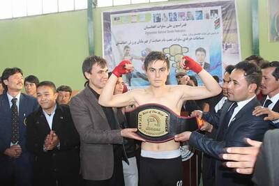 Omidullah Alizadah, 26, is an Afghan refugee and former boxing champion. All photos: Omidullah Alizadah