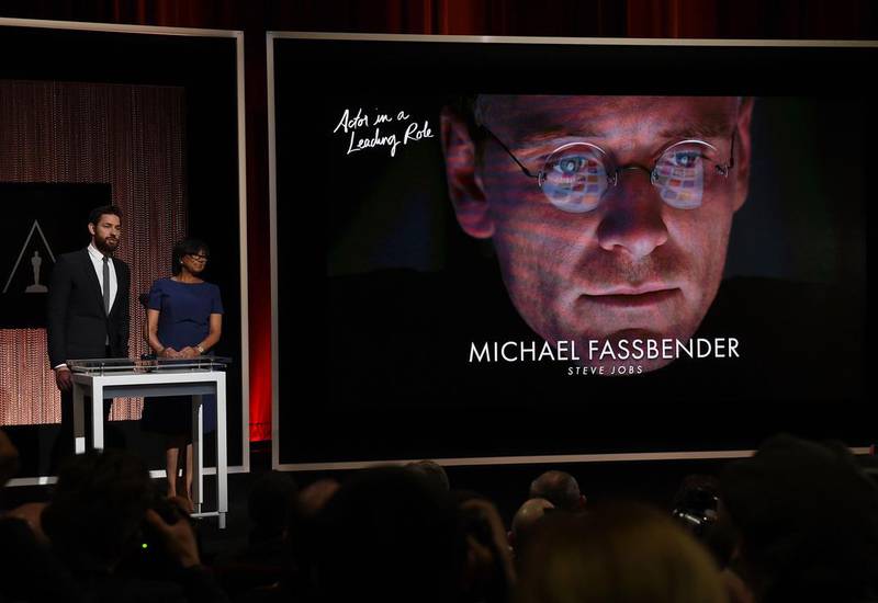 Michael Fassbender is an Oscar nominee for the film ‘Steve Jobs’ in the Best Actor category. AFP