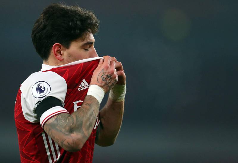 Hector Bellerin, 6 – Another hard working display from the right-back who was buzzing around the Wolves box when Arsenal were able to get on the front foot, but produced a vital header at the other end to nick the ball away from Pedro Neto. AFP