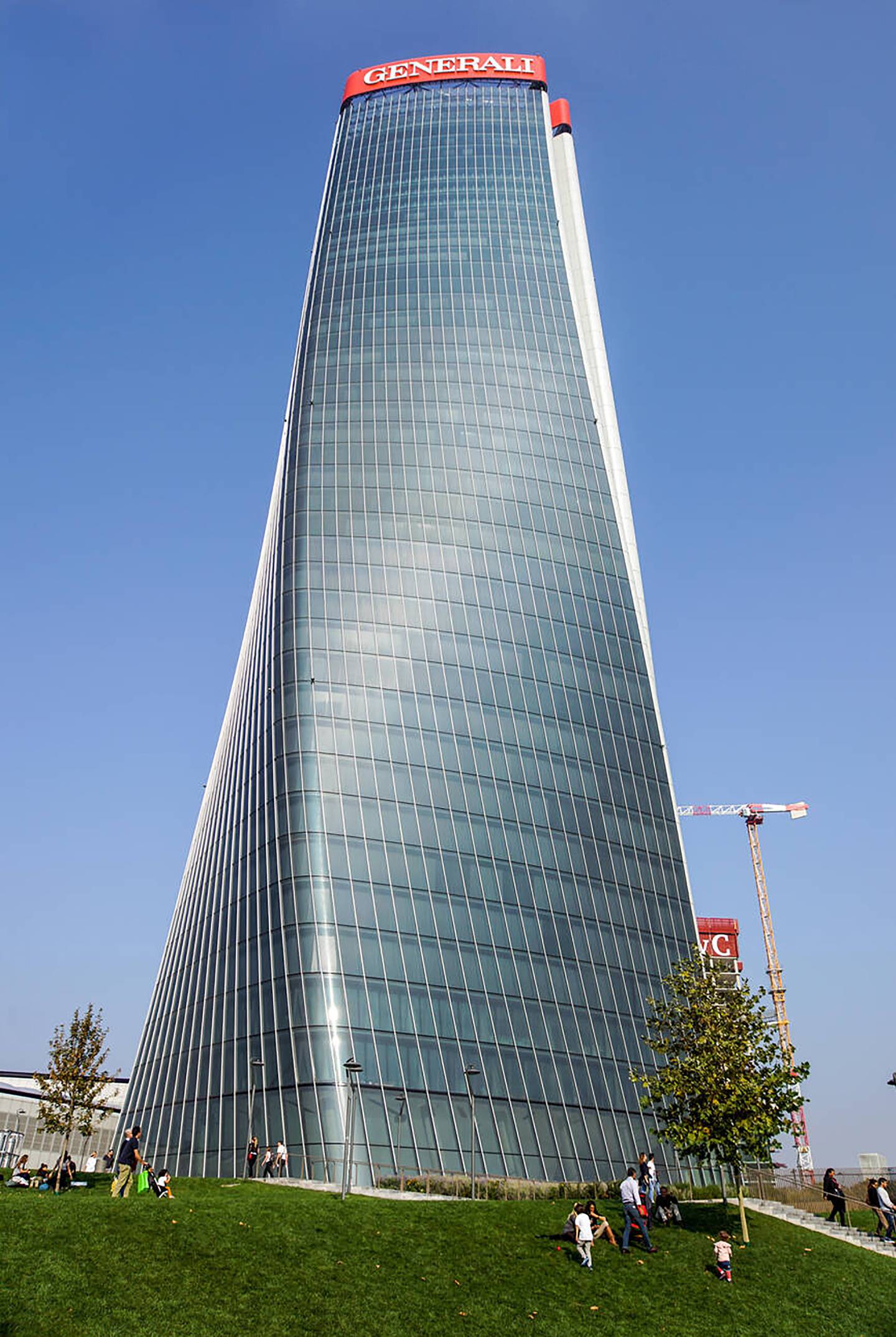 Milan's Generali Tower, also known as the 'The Twisted One' or 'Hadid Tower'. Photo: Alamy
