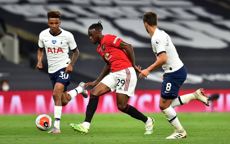 Aaron Wan-Bissaka - 6: Delivery was lacking but the young Englishman was as tenacious in the tackle as ever. Getty