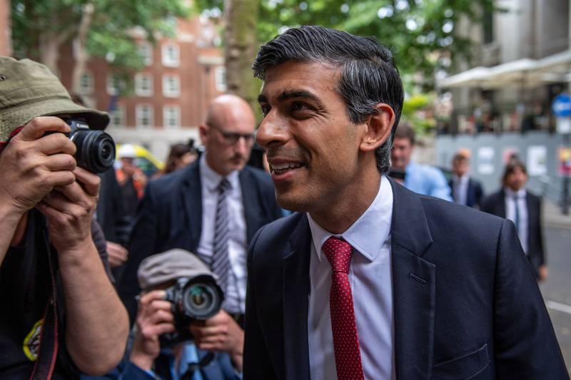 On Thursday Rishi Sunak arrived for leadership hustings at local government association offices in London, as the campaign to become the next Prime Minister continued. Bloomberg