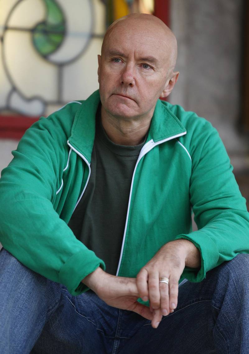 EDINBURGH, SCOTLAND - AUGUST 31:  Author Irvine Welsh poses at the Dominion Theatre as he returns for an exclusive screening of 'Trainspotting' on August 31, 2010 in Edinburgh, Scotland. Trainspotting author Irvine Welsh has returned to his hometown before tomorrow's exclusive screening and Q&A session of the film. The event, organised in association with Edinburgh based charity 'Scottish Love in Action', will celebrate the organisation's 10th anniversary.  (Photo by Jeff J Mitchell/Getty Images)