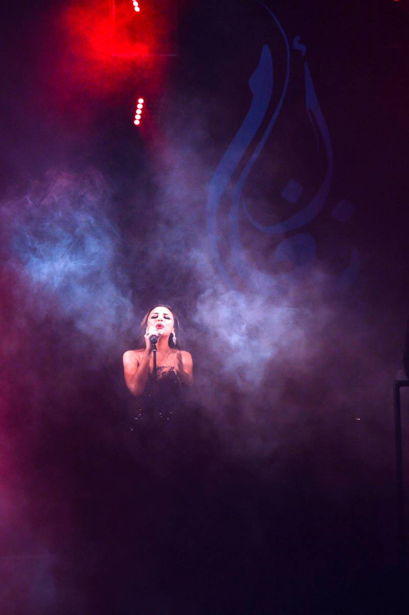 Marwan, from Egypt, spotlights a spontaneous moment of a famous female singer, enjoying her moment of glory on stage, while immersed in her performance. Courtesy National Geographic Abu Dhabi