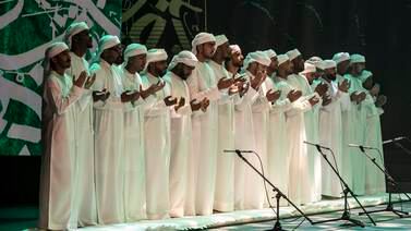 Dubai Folk Band perform at  Al Bader Festival in Fujairah. Antonie Robertson / The National