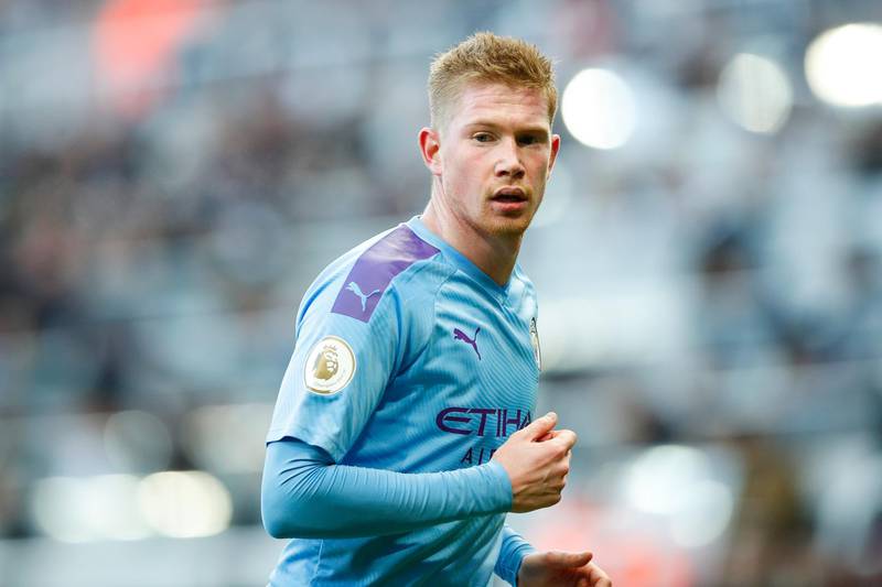 Manchester City's Kevin De Bruyne made it 2-1. EPA
