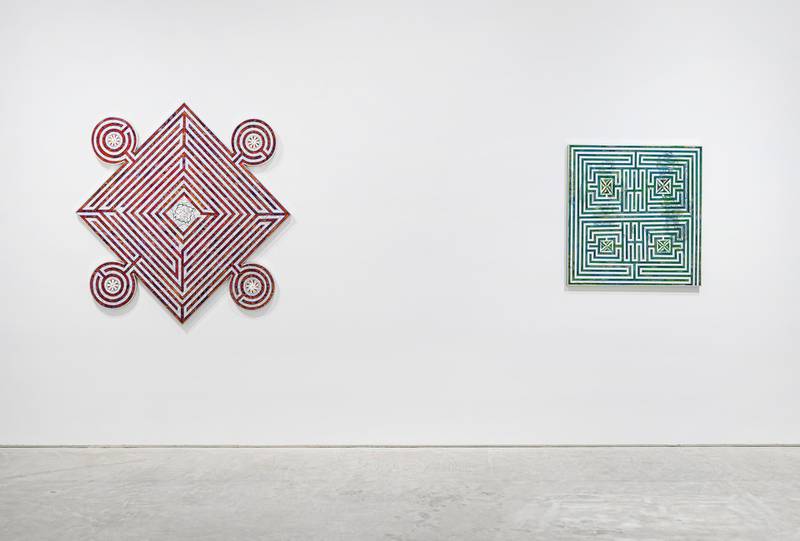 Farmanfarmaian's mirror mosaics also featured maze-like configurations. Sharjah Art Foundation