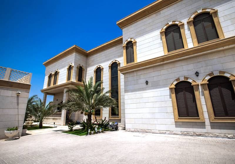 The house brings traditional Damascus architecture to Qarayen suburb, Sharjah.